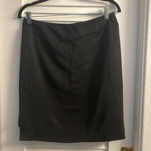 John Richmond Black Miniskirt Made in Italy.Size L.EUC.Velcro & Zipper Closure